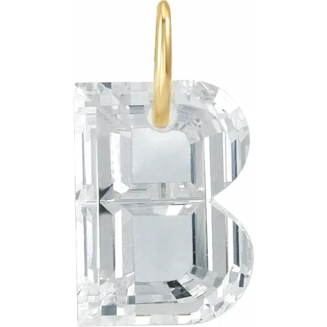 Diamond Initial Pendant