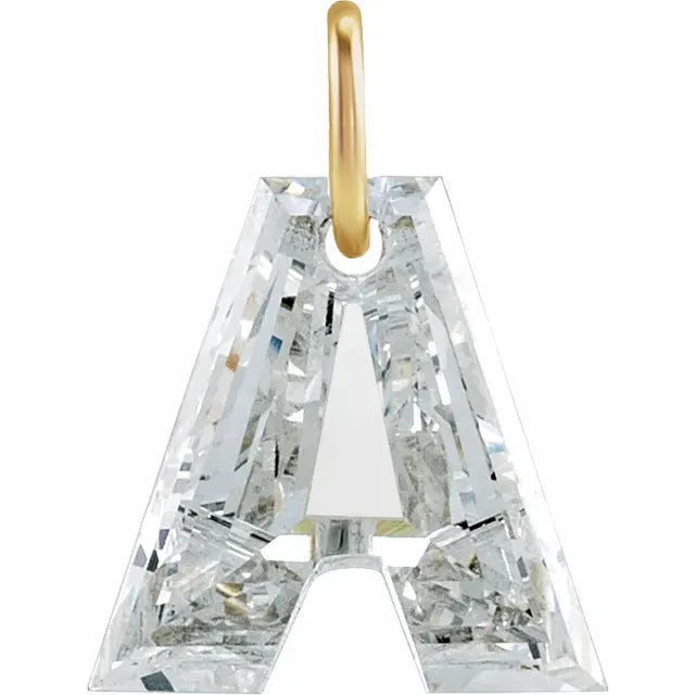 Diamond Initial Pendant
