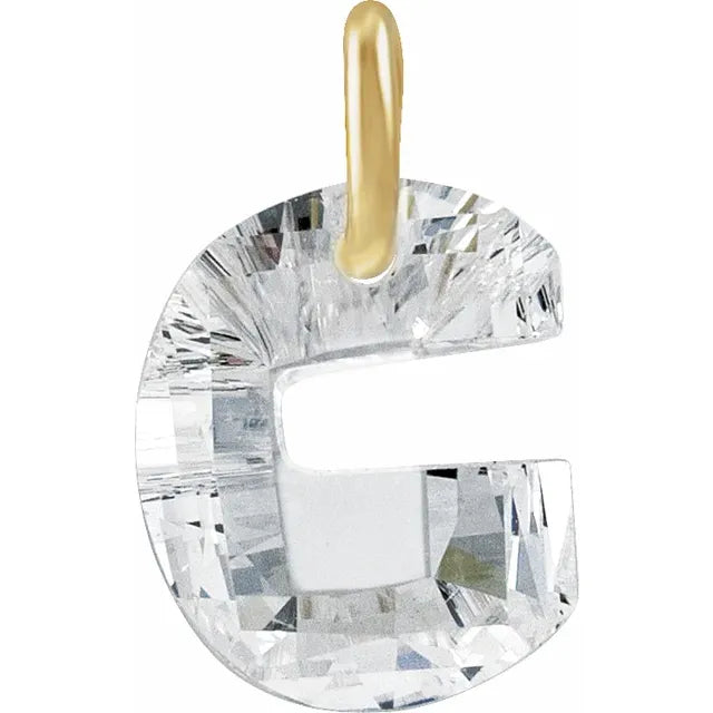 Diamond Initial Pendant
