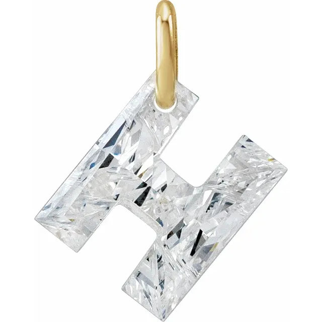 Diamond Initial Pendant
