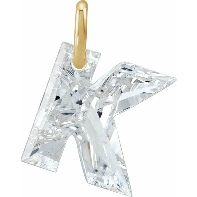 Diamond Initial Pendant