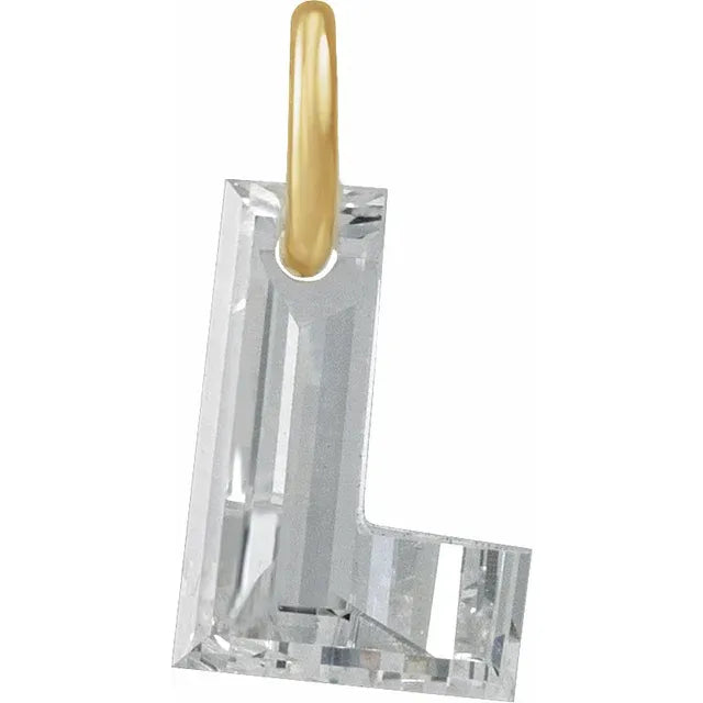 Diamond Initial Pendant