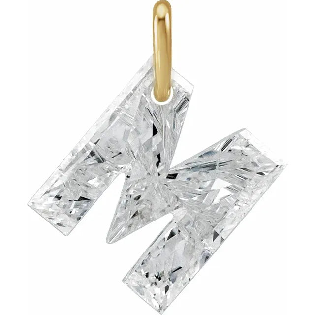 Diamond Initial Pendant