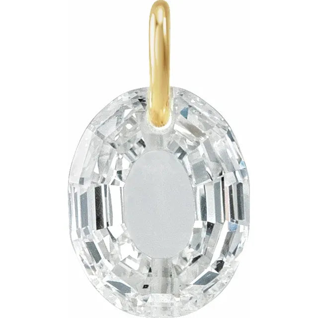 Diamond Initial Pendant