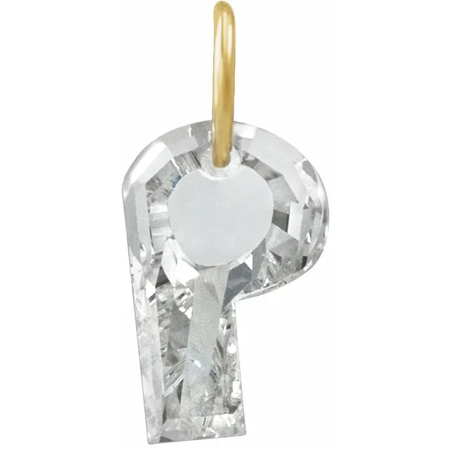 Diamond Initial Pendant