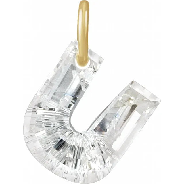 Diamond Initial Pendant