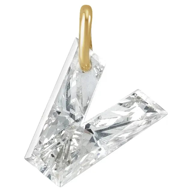 Diamond Initial Pendant