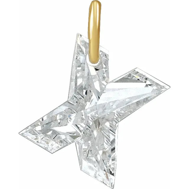 Diamond Initial Pendant