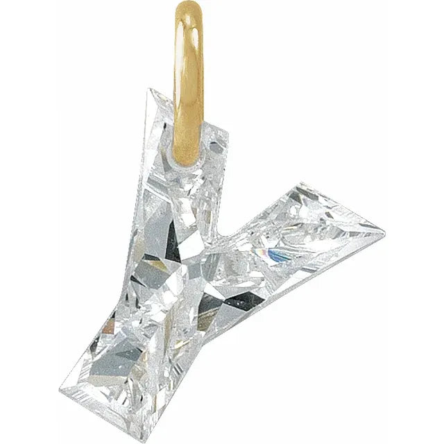 Diamond Initial Pendant