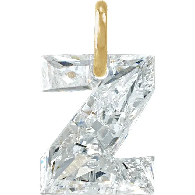 Diamond Initial Pendant
