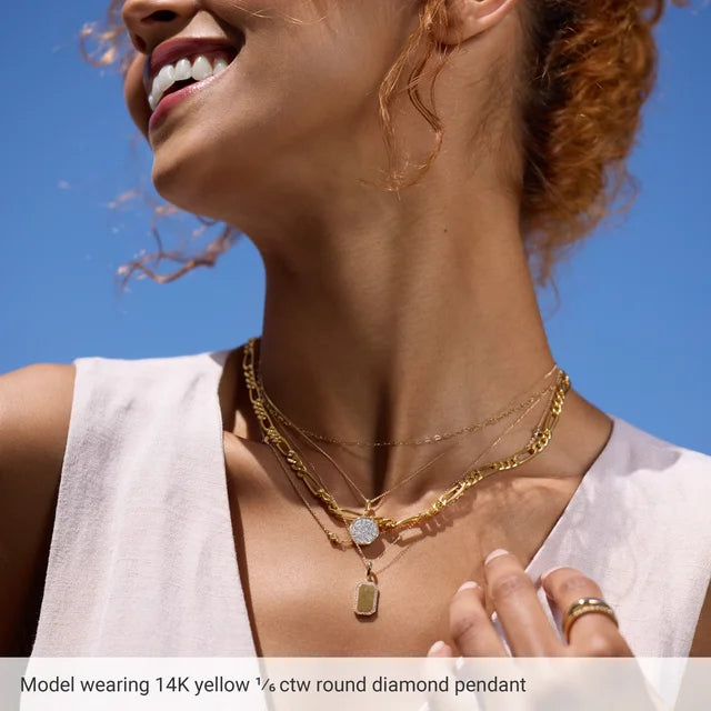 Diamond Tag Pendant
